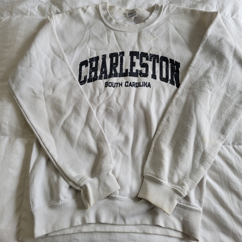 Charleston South Carolina crew neck sweatshirt